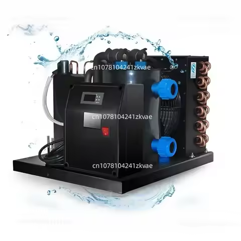 Heat Pump 1 Hp Aquarium Ice Bath Chiller Water Chiller 1/2 1/3 500L Portable Cold Plunge 0.5Hp 2Hp 3