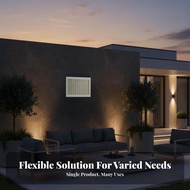 Aluminum Alloy Louvered Vent, Rainproof Wall Inspection Outlet, Air Conditioner Air Vent Grille