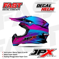 NEWEST Selling JPX MAD DOG Fullface Helmet Decal Sticker Abstract Racing Livery Motif JPX HELMET JPX