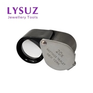 แบบพกพา Light  Light เพชร High Power New Gemstone York Triple 10x 14x เครื่องประดับ Hasting Loupe Ly