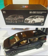 全新 CHE ZHI 鋁合金  1：24  仿真聲光迴力系列  ALPHARD 阿爾法 模型車（可選白、黑）