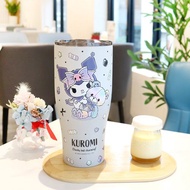 【Sanrio 三麗鷗】不鏽鋼真空酷樂杯 冰霸杯900ml-酷洛米