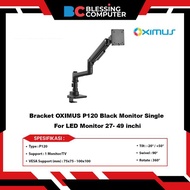 OXIMUS P120 Black Monitor Single Bracket For LED Monitor 27-49 inches