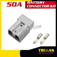 50AMP Anderson Plug Battery Power Cable Supply Socket Connector Kit