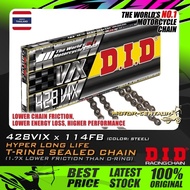 RANTAI DID T-RING SEALED CHAIN 428VIX X 114FB,114L,114 STEEL FOR YAMAHA LC135 V1,V2,V3,V4,V5,V6,V7 (