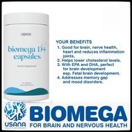 🔥𝗕𝗘𝗪 𝗣𝗔𝗖𝗞𝗔𝗚𝗜𝗡𝗚🔥USANA Biomega D+ III Plus Exp 06/2026 (100% ORIGINAL) (EPA+DHA) READY STOCK