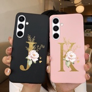 For Samsung Galaxy A54 5G Case Cute Silicone Flower Butterfly Letters Soft Cover For Samsung GalaxyA54 Galaxy A54 A 54 5G Phone Bumper Bags Cases