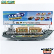 Military Ship Cargo Cruiser Educational Toy Container Ship/ Boat Toy