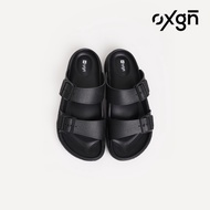 OXGN Double Band Slides For Men (Black/Gray)