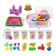 6 Set Creative Colourful Kinetic Sand Art & Sand Craft for Kids [Ready Stock]
