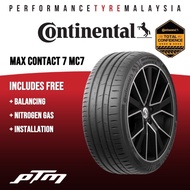 215/45R18 Continental MaxContact 7 MC7 Tyre (FREE Installation) Tire Tayar MAZDA 3 MITSUBISHI LANCER