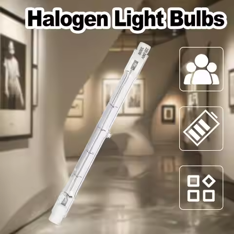 Dimmable R7s Halogen Lamps 1000W Led Light Bulb Bulbs Replacement 220v Warm White Light Linear Super