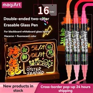 8/16 Colors Chalk Markers Set Liquid Chalk Highlighter Markers For Blackboard Neon Pens, Washable