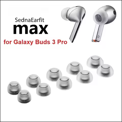 for AZLA Max Buds 3 Pro Ear Tips for Galaxy Buds 3 Pro Ear Tips Premium Silicone Earbud Tips SMAPP-C