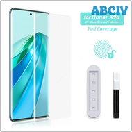 ABCIV 3D Curved Glass Full Glue UV Tempered Glass For Honor X9A X9B X40 X50 Screen Protector For Hon