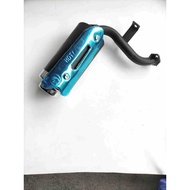 Gasoline Scooter Moped Small Surfing Accessories 43 49CC Two-Stroke Muffler Exhaust Pipe