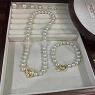 [ DAISYN ] N970 vòng cổ ngọc trai nhân tạo hạt random  dây chuyền ngọc trai nhân tạo khoá OT  chuỗi 