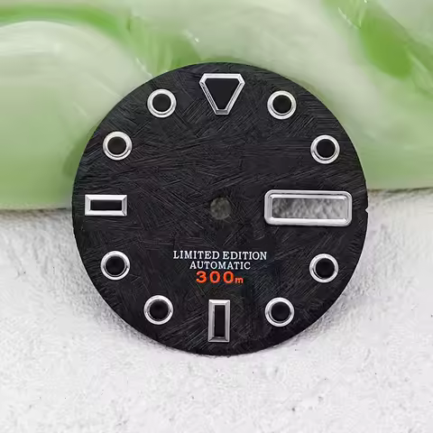 28.5 mm dial NH35 dial compatible with NH35 NH36 7S26 4R35 automatic movement Black watch dial with 