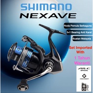 2021 Shimano Nexave imported Spining Reel (100% ORIGINAL) Casting jig saltwater laut masin pancing sienna daiwa catana