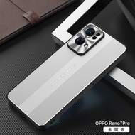 Ốp Lưng OPPO Reno 7 Pro 5G Cho OPPO Reno 7 Pro 5G 【Hợp Kim Nhôm Mờ + TPU + Có Thể Gắn Trên Xe Ô Tô V