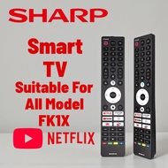 SHARP GOOGLE TV REMOTE CONTROL 42 INCH - 75 INCH SUITABLE FOR ALL ( FK1X MODEL )