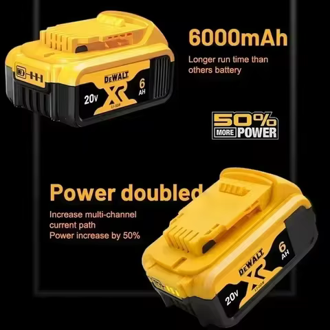100%original DEWALT Flexvolt Cordless Power Tool Battery 20V 6.0Ah Max Compatible with DCB606 DCB182