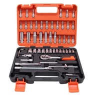 53 Pieces Small Fly Tools Motorcycle Ratchet Wrench Van Family Tools Repair Socket Wrench682617