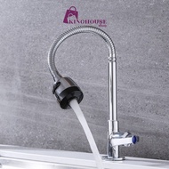 Kinghouse Dishwashing Faucet Sink 2-Level Water Freely Bendable Neck MA-B-505C