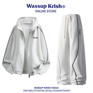 WASSUP KRISH | ชุดกีฬาผู้ชายพร้อมตะเข็บเห็นได้ชัด