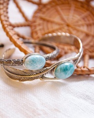 925銀海紋石手鐲