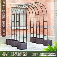 HY-6/customizable-Climbing Bracket Rod Chinese Rose Grape Clematis Rose Garden Outdoor Arch Arch Flower Stand Lattice HH