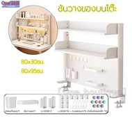 【RM】ชั้นวางของบนโต๊ะ pegboard ตั้งโต๊ะ ชั้นวางของบนโต๊ะคอมพิวเตอร์ ชั้นเก็บของบนโต๊ะทำงาน ไม่ใช้พื้น