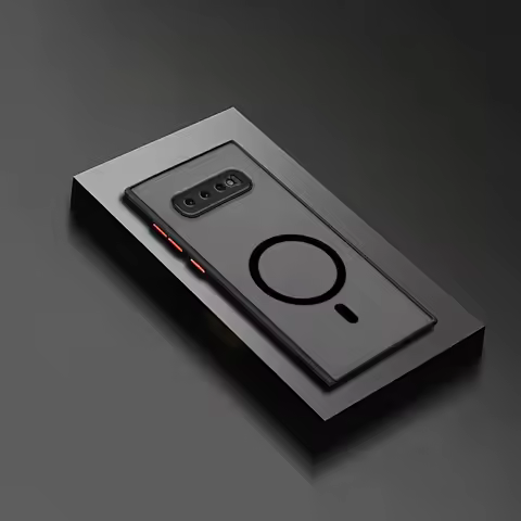 Matte Magnetic Suction Phone Case for Samsung Galaxy Note10plus Note10+ Note9 Note8 S10 S10+ S9 S8 P