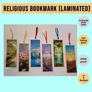 Bible Verse Bookmark Laminated Type in 6 Designs