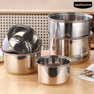 Westcovina Rice Cooker Inner Pot Replacement Stainless Steel High Volume Cooker Liner Cooker Inner P
