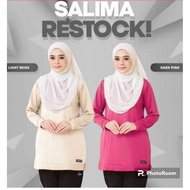 [SALES] Hazel TD Salima Jersey Muslimah Labuh Long Sleeve