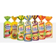 Imported Snacks Real Foods Pty Ltd Corn Thins Multigrain Variant, Original, Sesame, Sour Cream & Chi