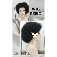 Black curly wig, African curly wig, black curly wig, men's curly wig, men's curly wig, men's wig