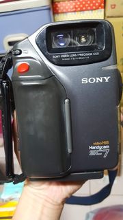 螢幕故障 零件機 sony ccd-sc7 古董攝影機 Sony Handycam SC7 電池一顆 無其他配件