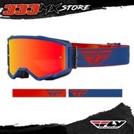 GOGGLE FLY RACING ZONE NAVY RED GOGGLE CROSS MTB FLY ZONE MIRROR
