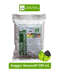 Nutrisi Hidroponik AB Mix Buah Anggur 500 mL