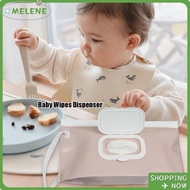 MELENE Baby Wipes Dispenser, Refillable Resuable Baby Wipes Holder,  Portable Wipes Dispenser for Tr