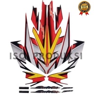 SUZUKI STRIPING STICKERS SATRIA F150 2007SUZUKI SATRIA F150 2007 BODY LINES BEST QUALITY