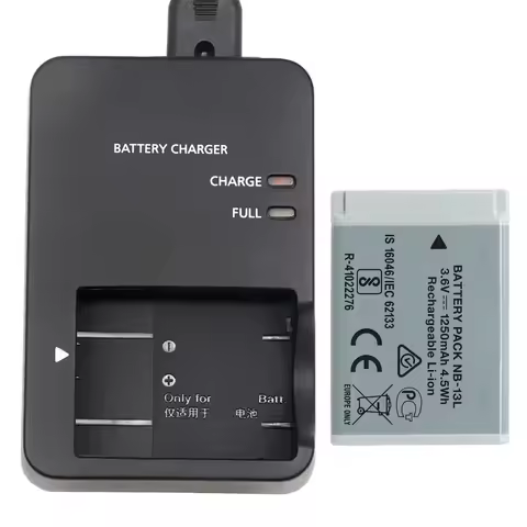 Original NB-13L BN13L Battery CB-2LHE CB2LHE Charger for Canon PowerShot G5 X G5X G7 X Mark II G7X G
