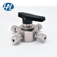 Best 316 Stainless Steel Crossover 4-way Ball Valves Four-Way Switching Ball Valve for Gas