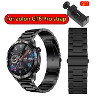 Aolon GT6 Pro strap Metal strap for Aolon GT6 Pro Smart watch strap Sports wristband