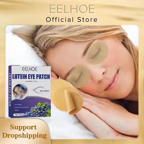 EELHOE Blueberry Lutein Eye Patch Relieve Fatigue Removal Discomfort Sleep Mask Non-woven Cold Compr