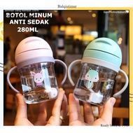 VIRAL CHILDREN'S DRINKING BOTTLE 280ML BABY WATER BOTTLE ANIMAL CHARACTER TODDLER CUP TRAINING CUP B