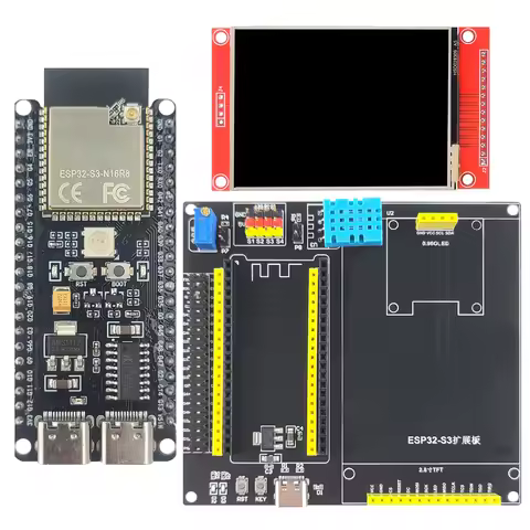 ESP32-S3-DevKitC-1 Development Board Kit With 2.8 Inch TFT LCD BT 2.4G Wifi Module 8MB PSRAM 16MB FL