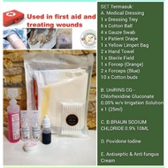 First Aid for Wound Pet/luka/antiseptic cream/ubat fungus/Iodine/Saline/Medical dressing/Kucing/Dog/